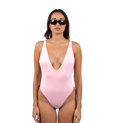 Pink LGHT V Bathing Suit