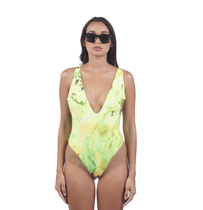 Green & Olive VX Bathing Suit