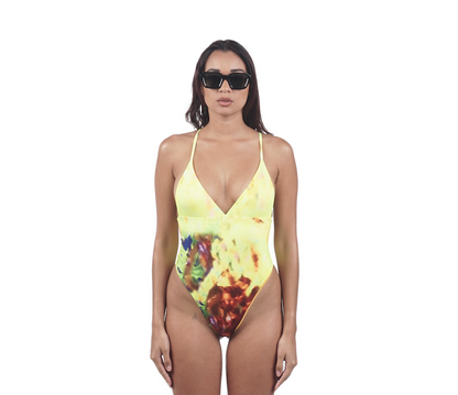 Yellow & Mustard Asia Bathing Suit