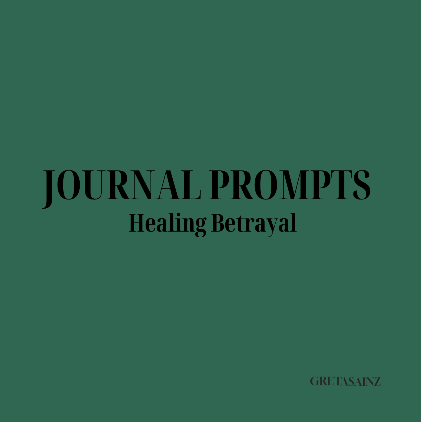 Journal Prompts to Heal Betrayal