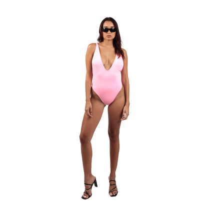 Pink LGHT V Bathing Suit