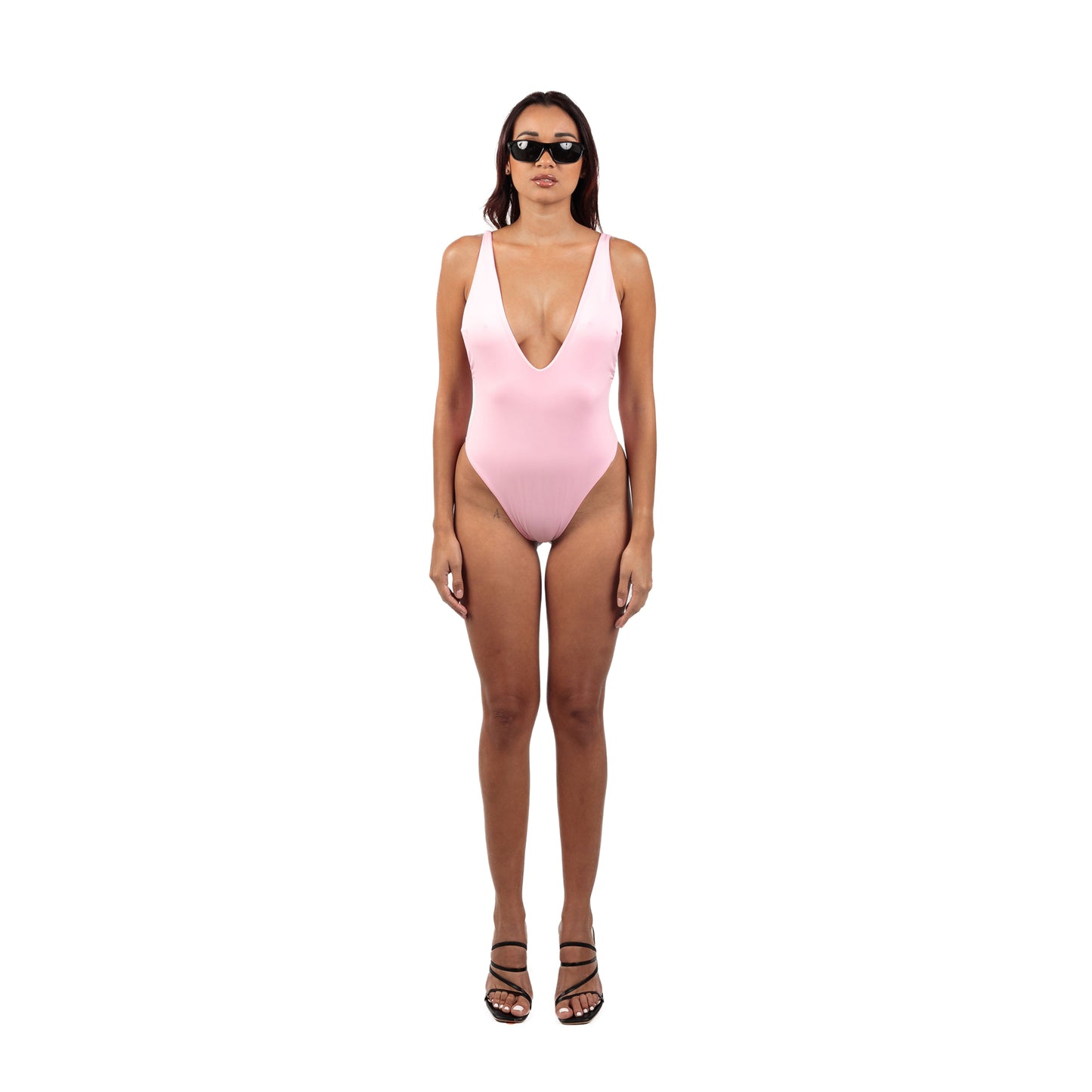 Pink LGHT V Bathing Suit