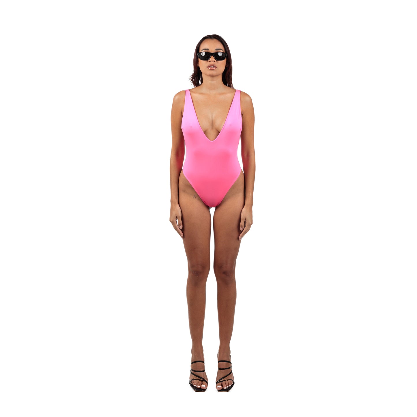 Fuchsia & Rosa V Bathing Suit