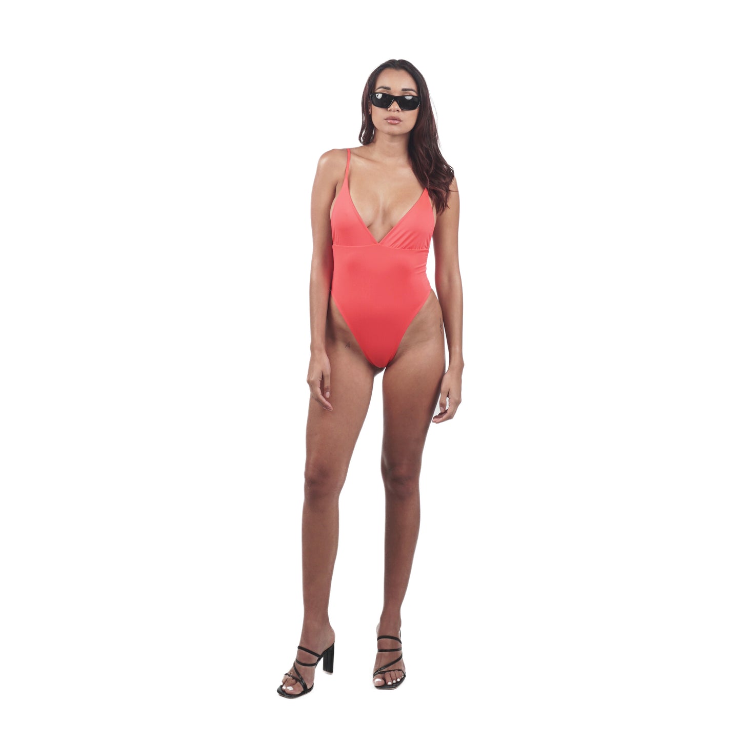 Red/coral Asia Bathing Suit