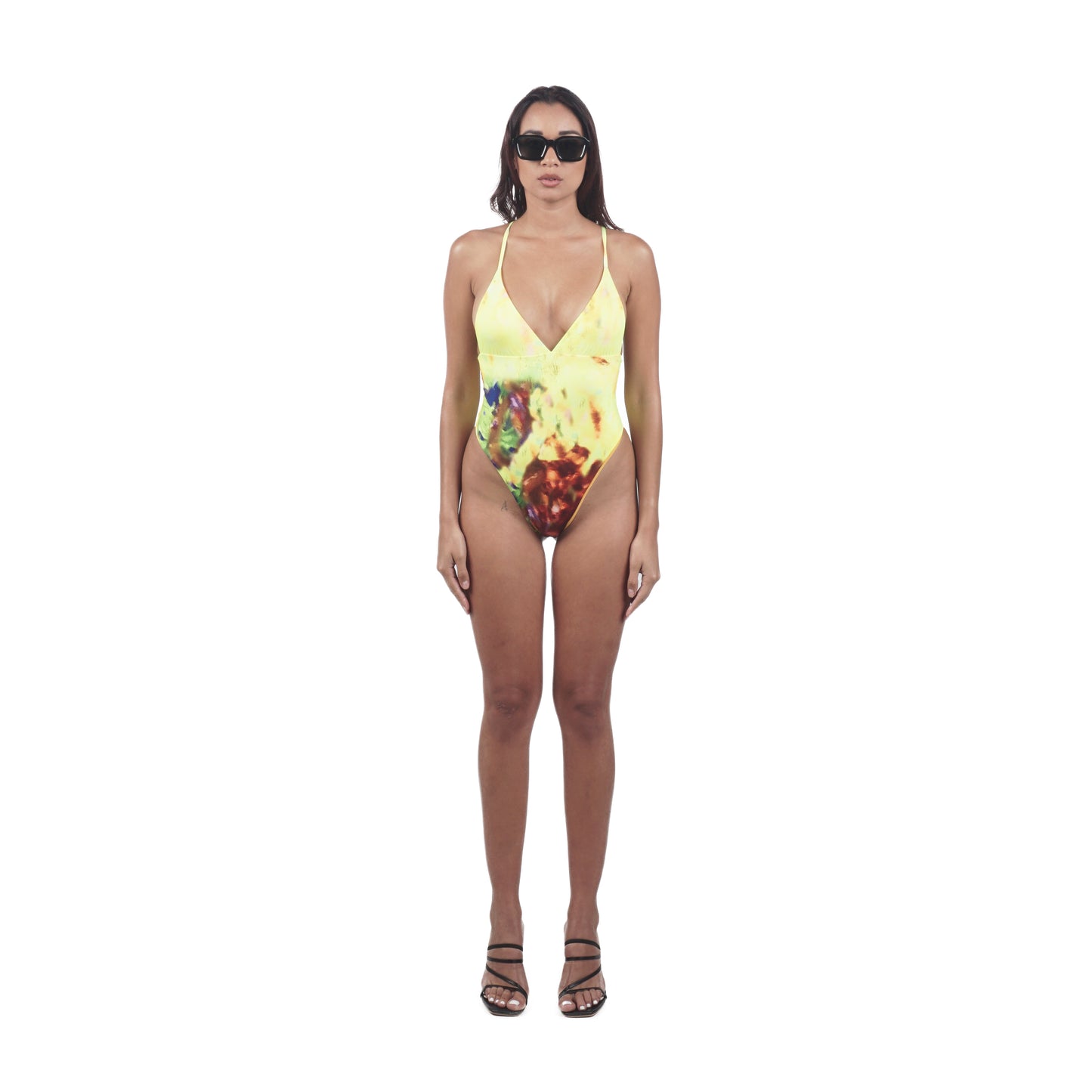 Yellow & Mustard Asia Bathing Suit