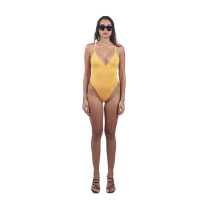 Yellow & Mustard Asia Bathing Suit