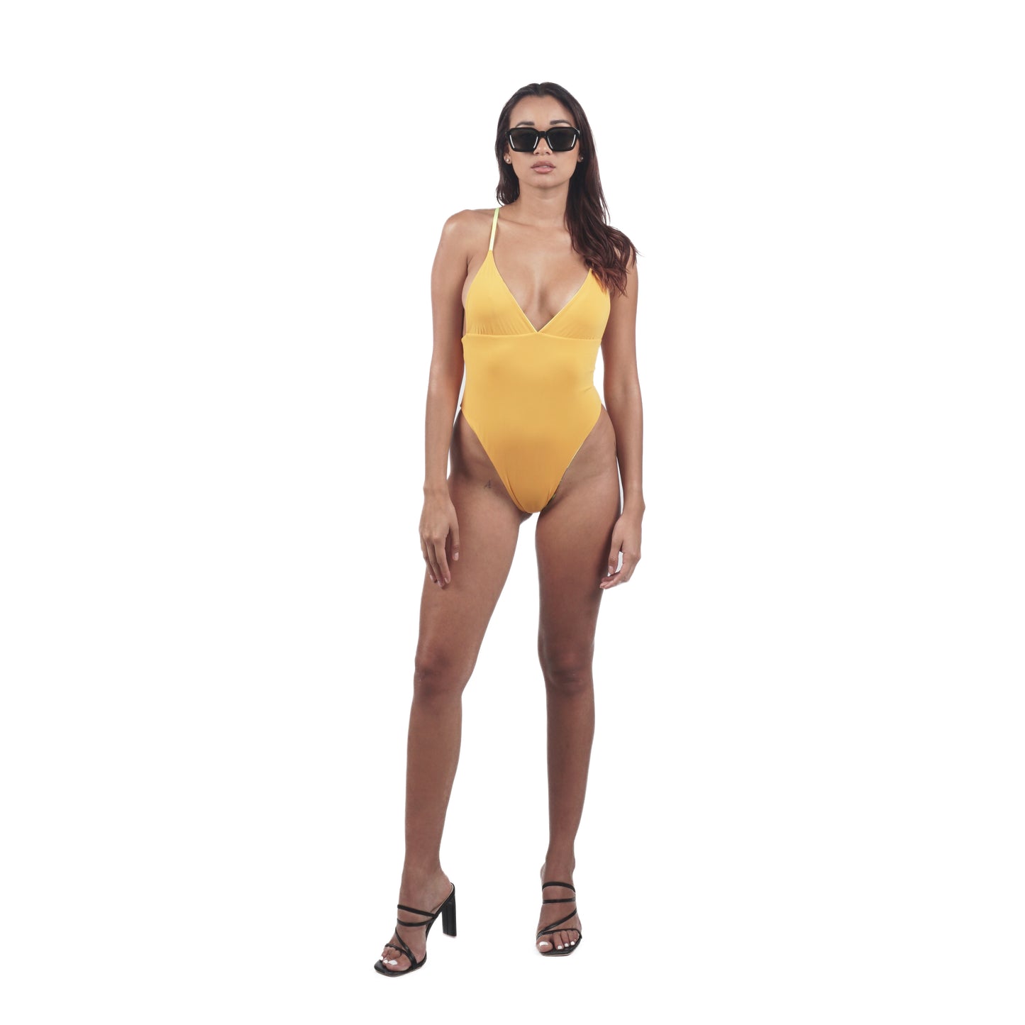 Yellow & Mustard Asia Bathing Suit